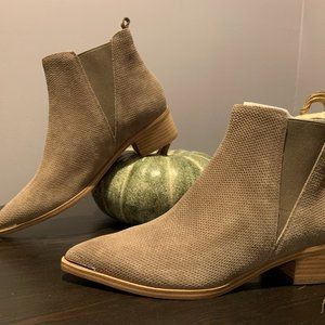Marc Fisher Yalen Tan Suede Booties